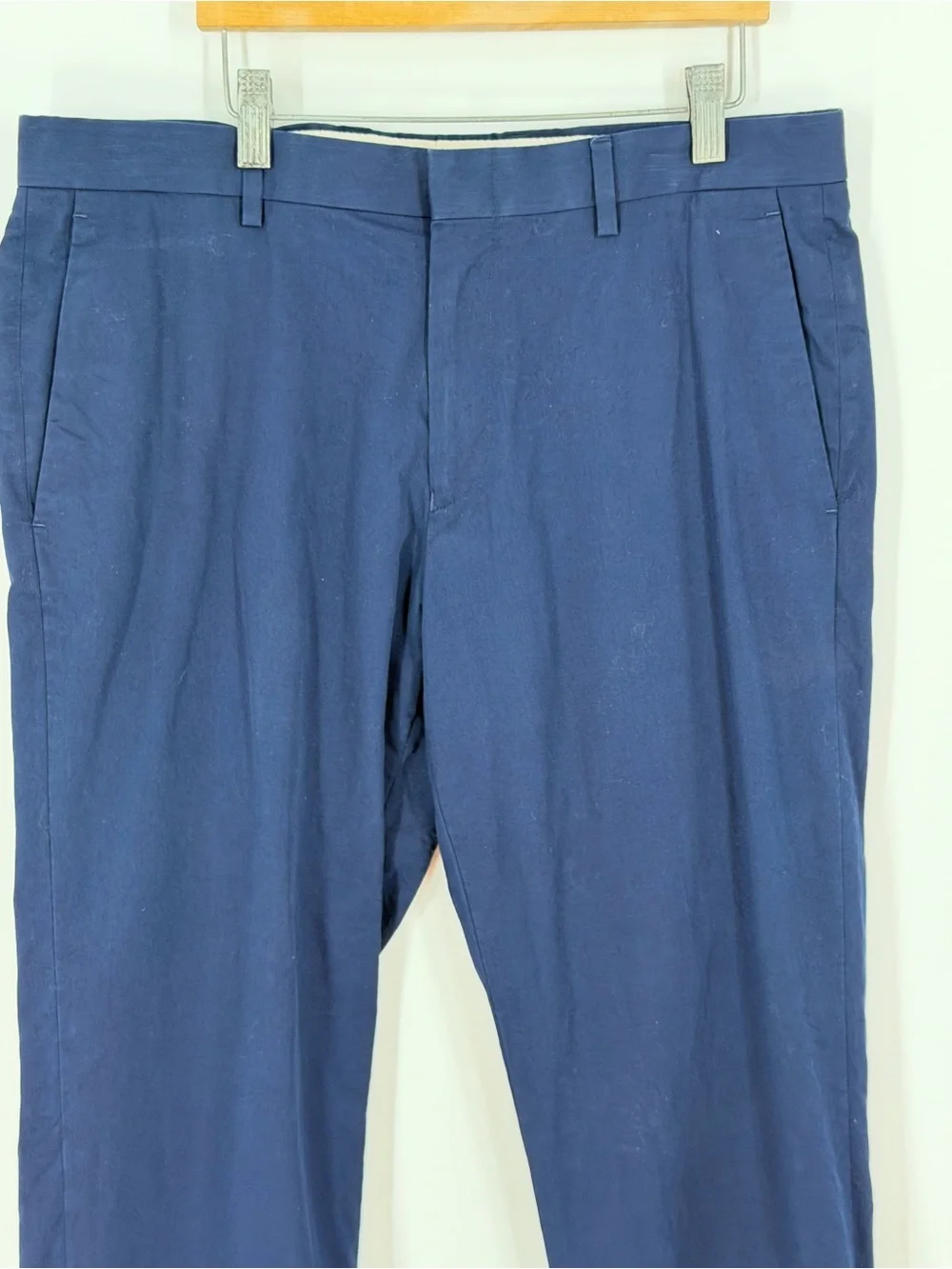 J.Crew Ludlow Slim Men’s Navy Cotton Dress Pants Chinos 32x32 Tailored Classic